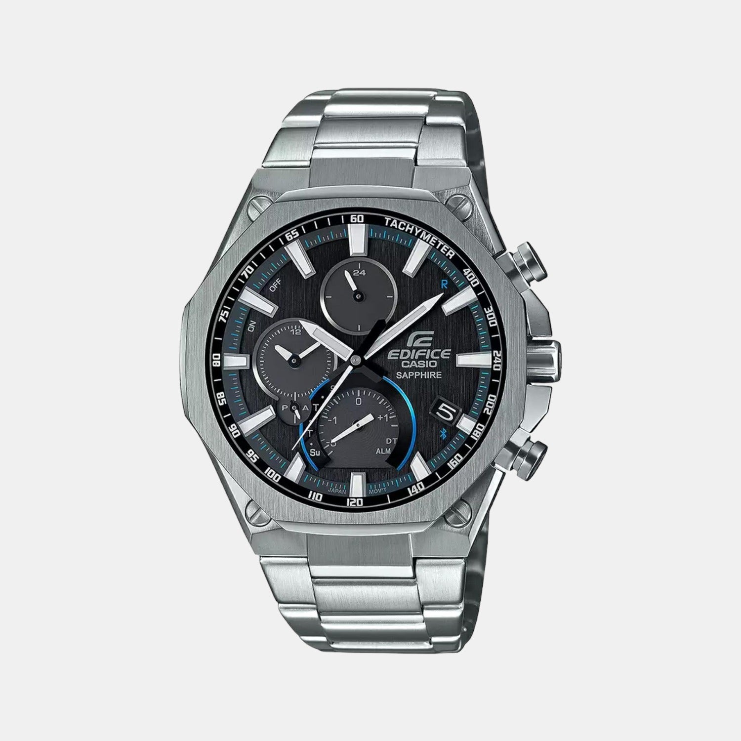 Casio Round Black Chronograph watch