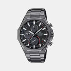 Casio Round Black Chronograph watch