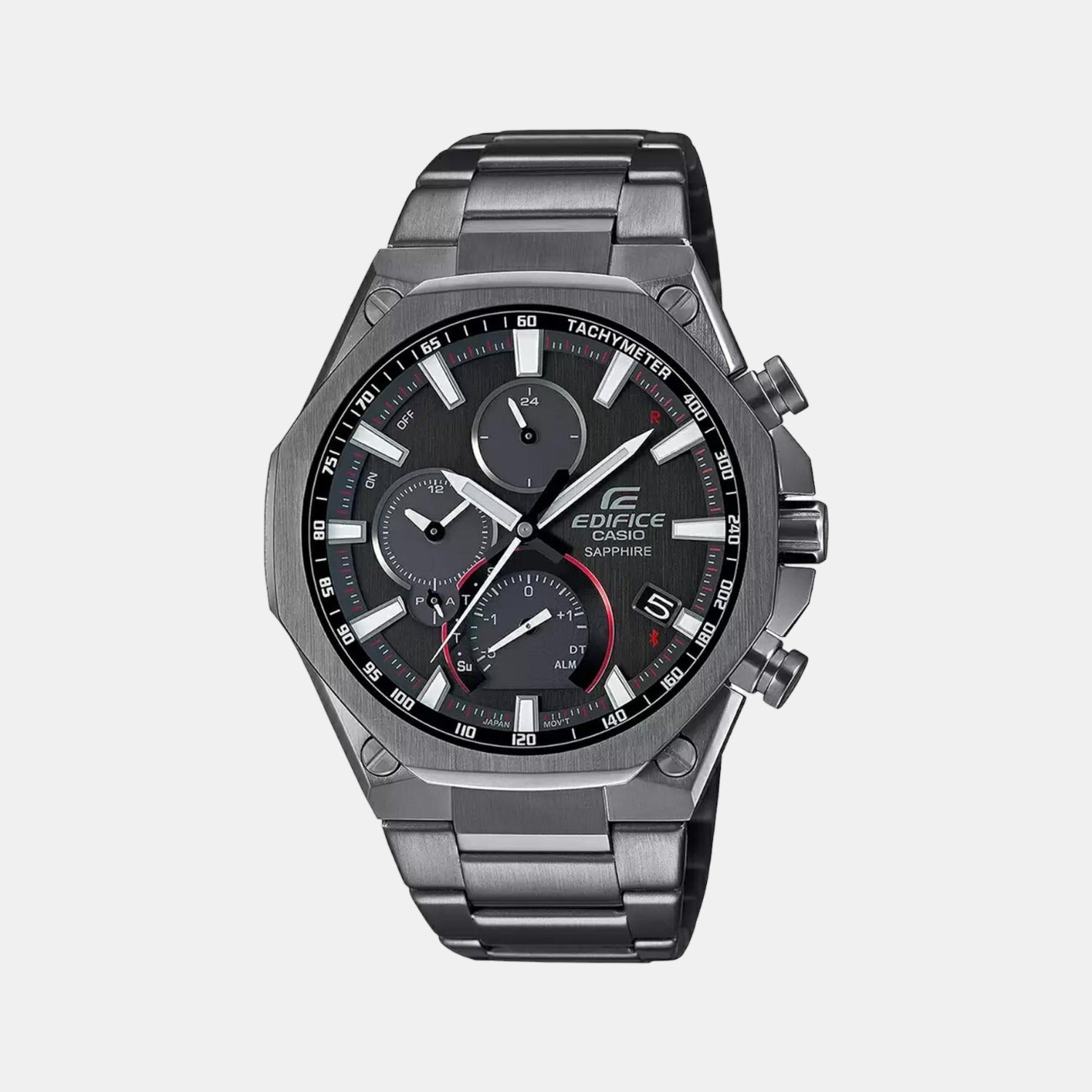 Casio Round Black Chronograph watch