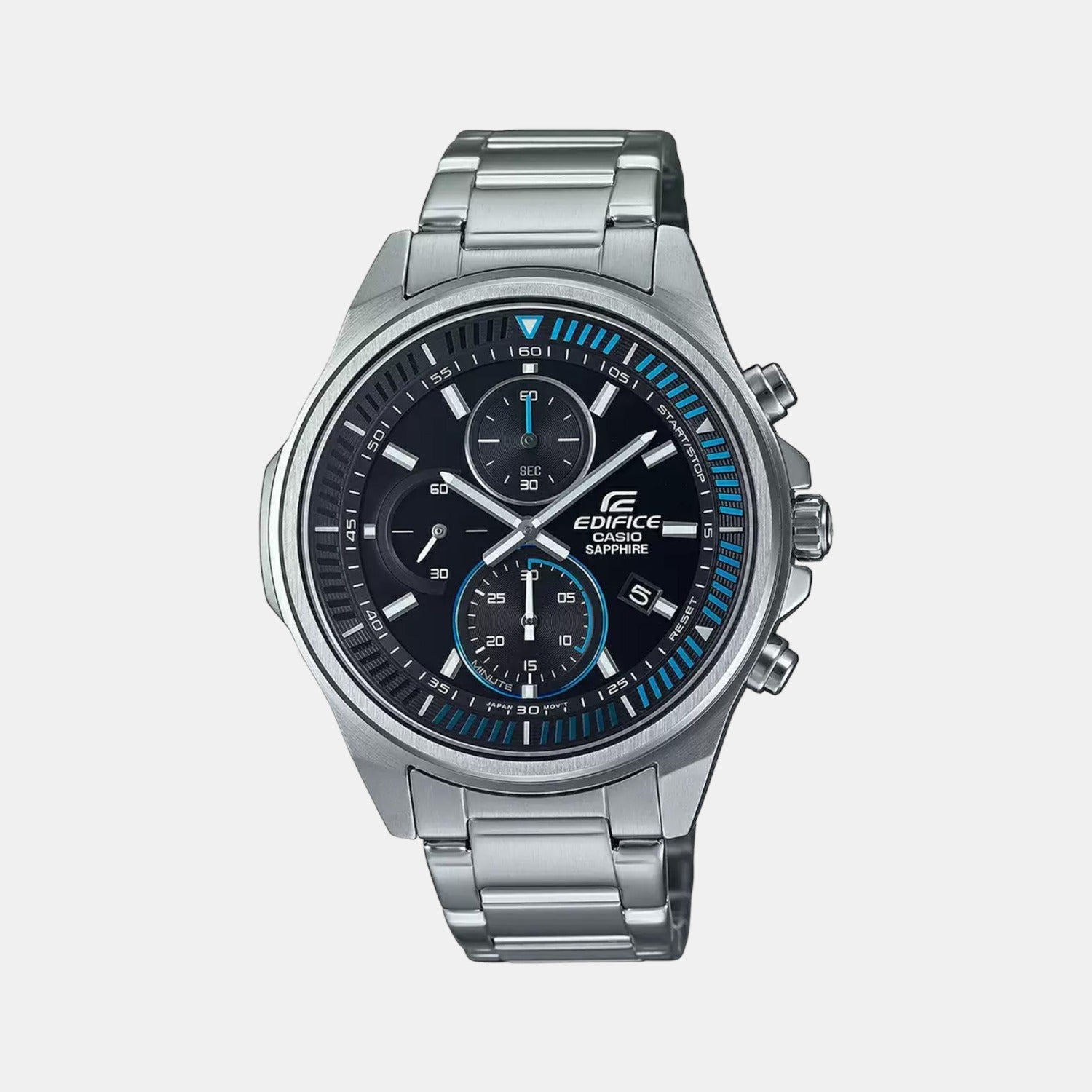 Casio Round Black Chronograph watch