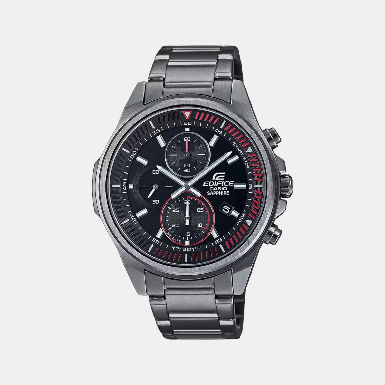 Casio Round Black Chronograph watch