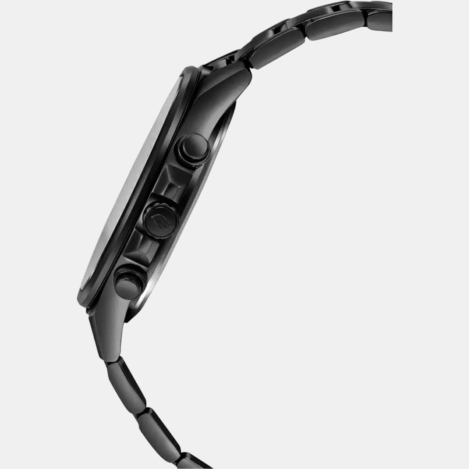 Casio Men Round Black watch