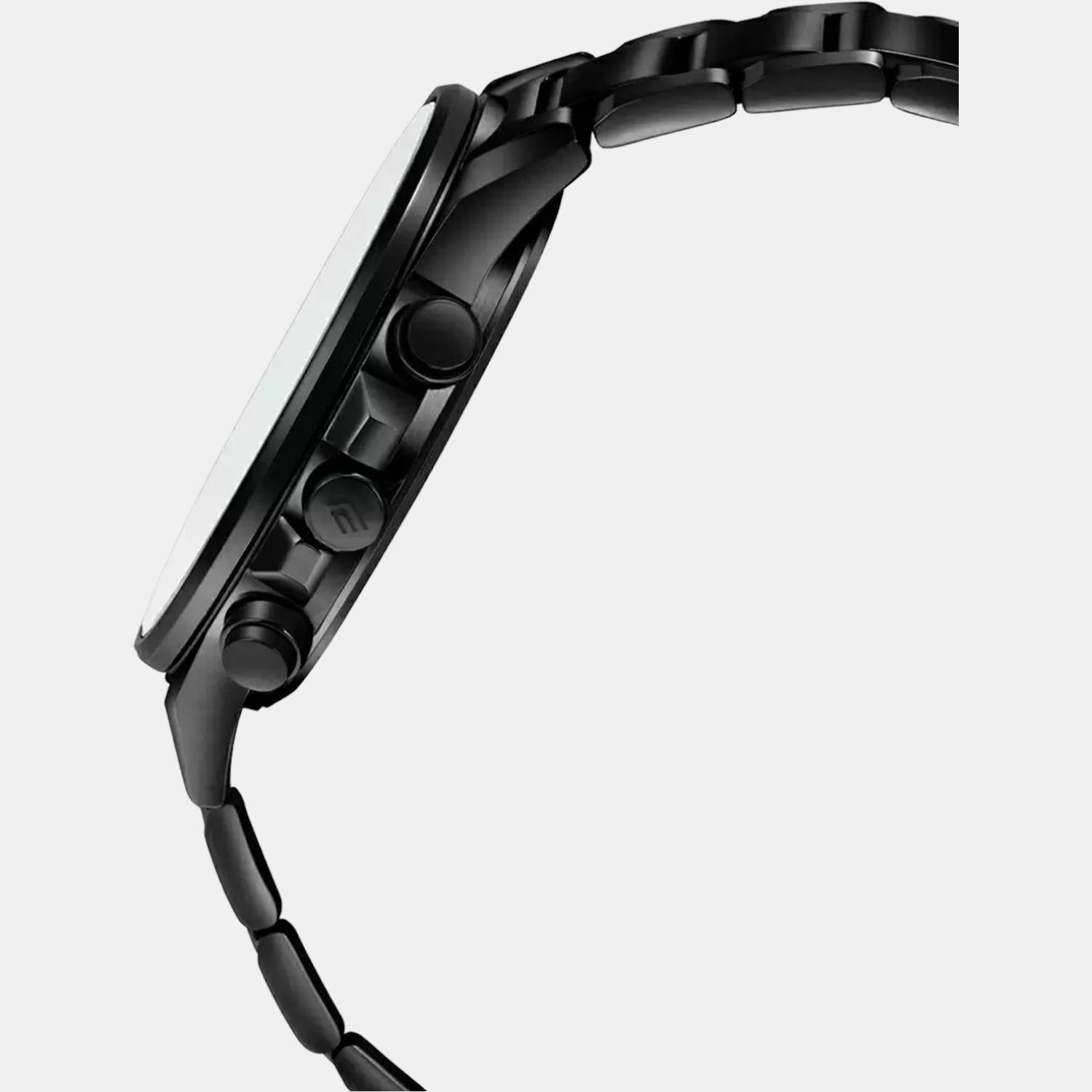 Casio Men Round Black watch