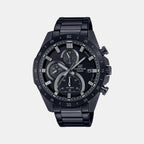 Casio Round Black Chronograph watch