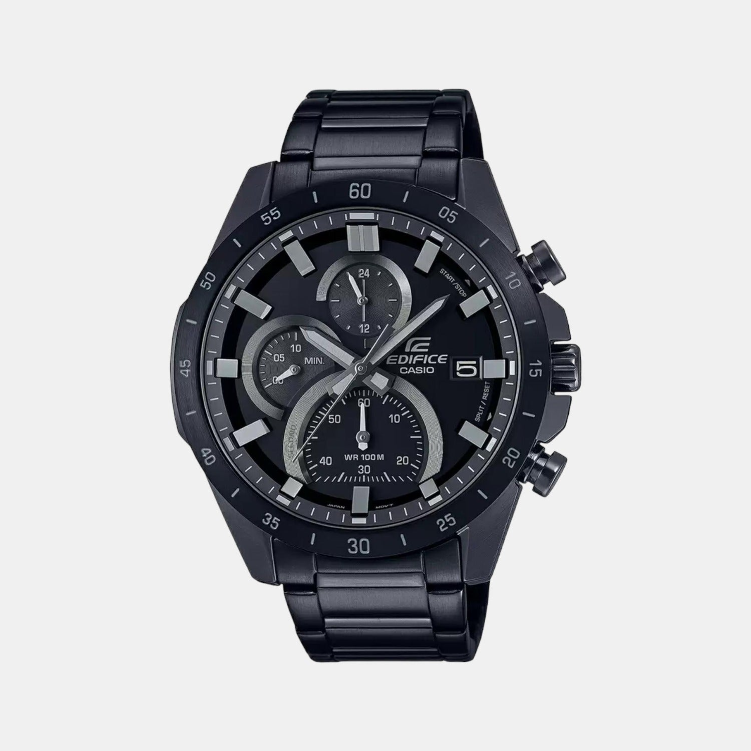 Casio Round Black Chronograph watch