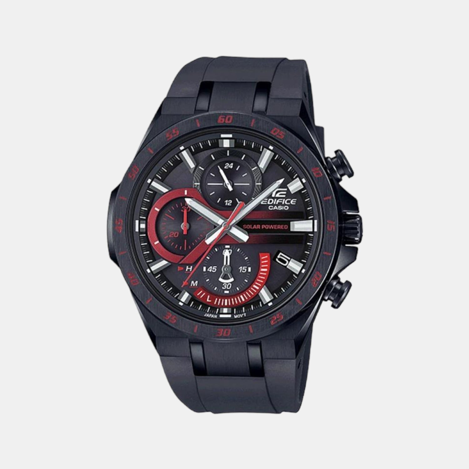Casio Round Black Chronograph watch