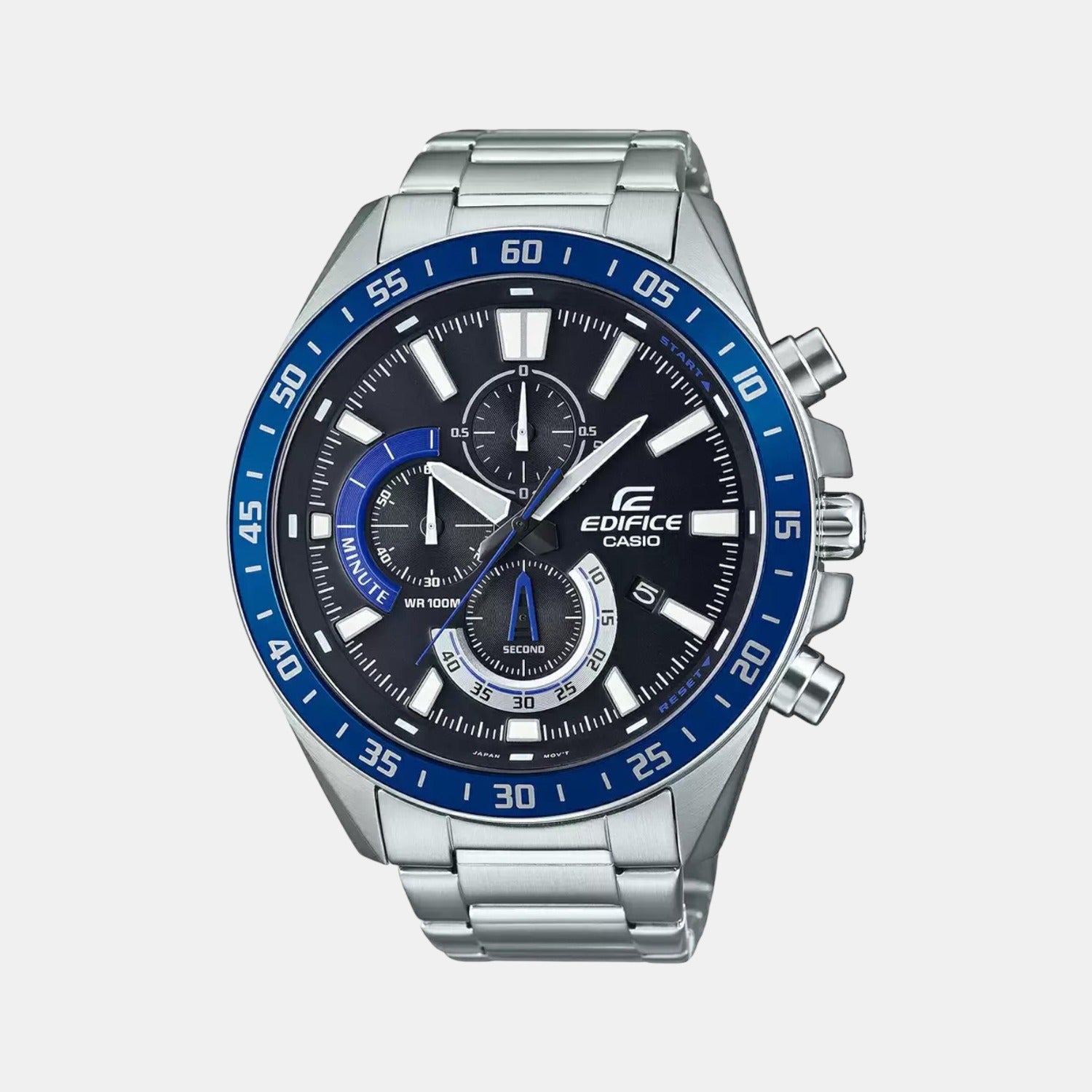 Casio Round Black Chronograph watch