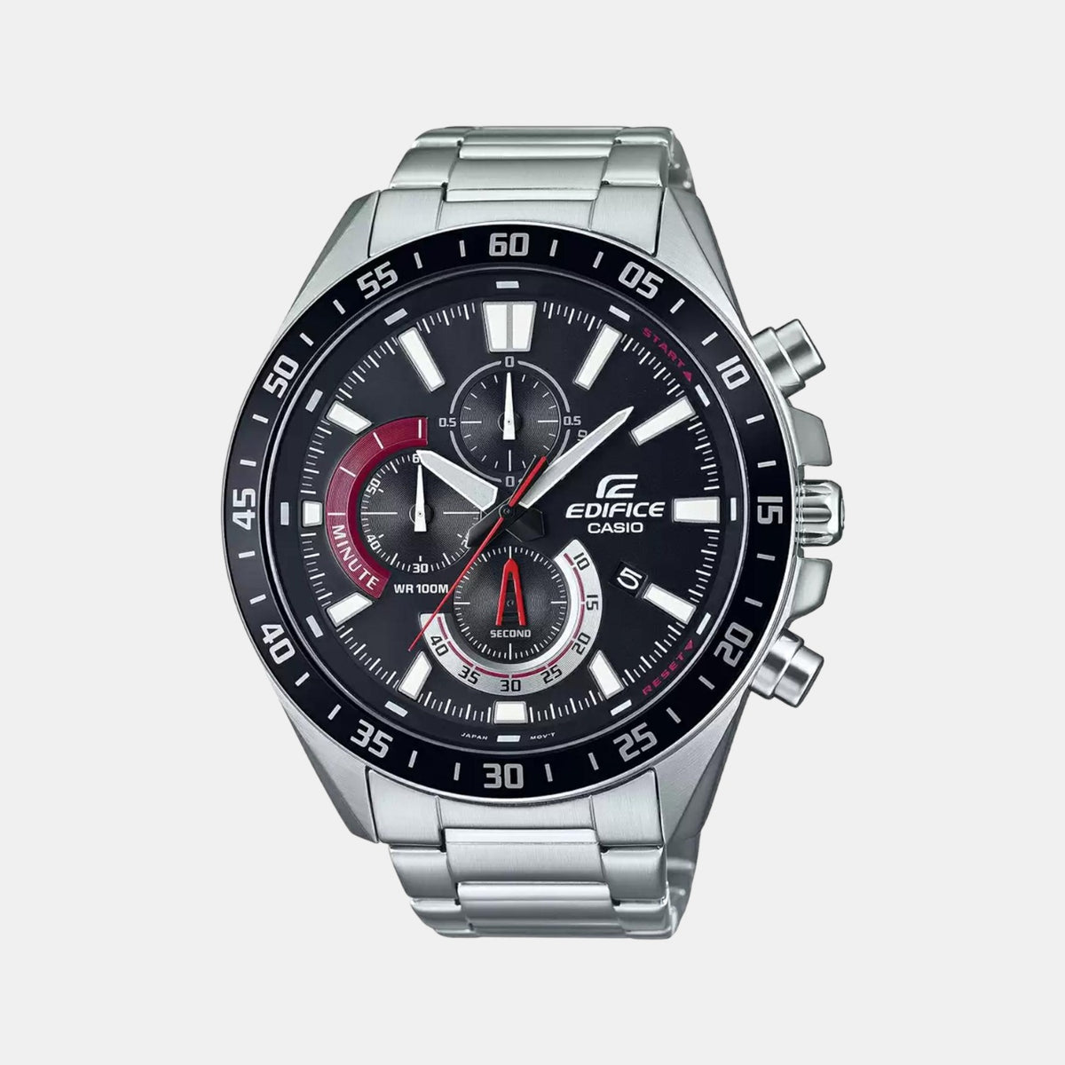 Casio Round Blue Chronograph watch