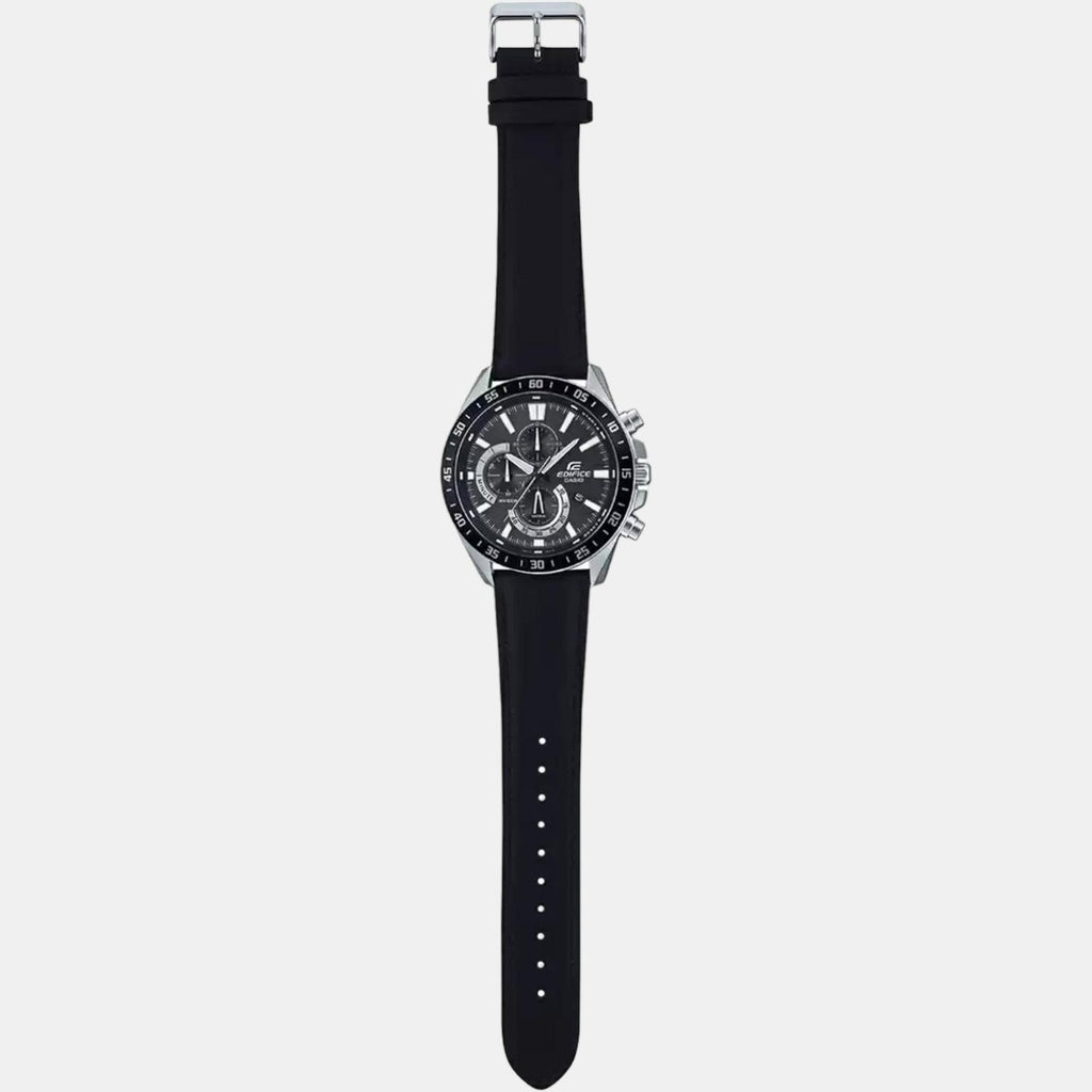 Casio Leather Black watch