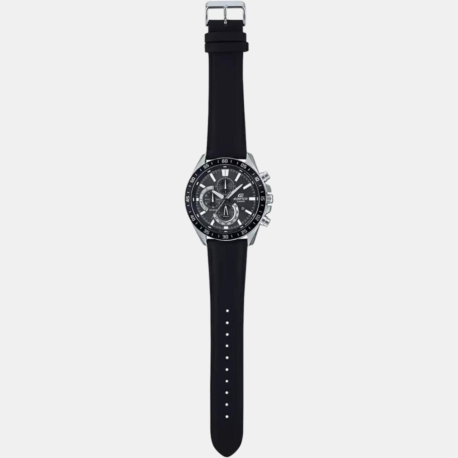 Casio Leather Black watch