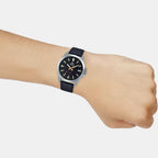 Casio Leather Black watch