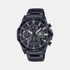 Casio Round Black Chronograph watch