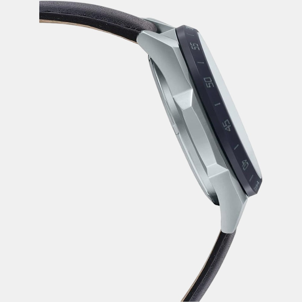 Casio Men Round Black watch