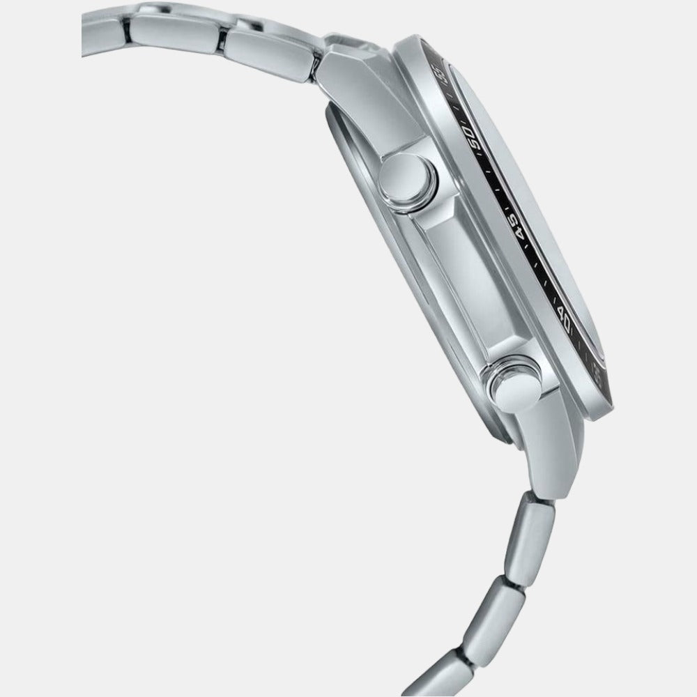 Casio Men Round Black watch