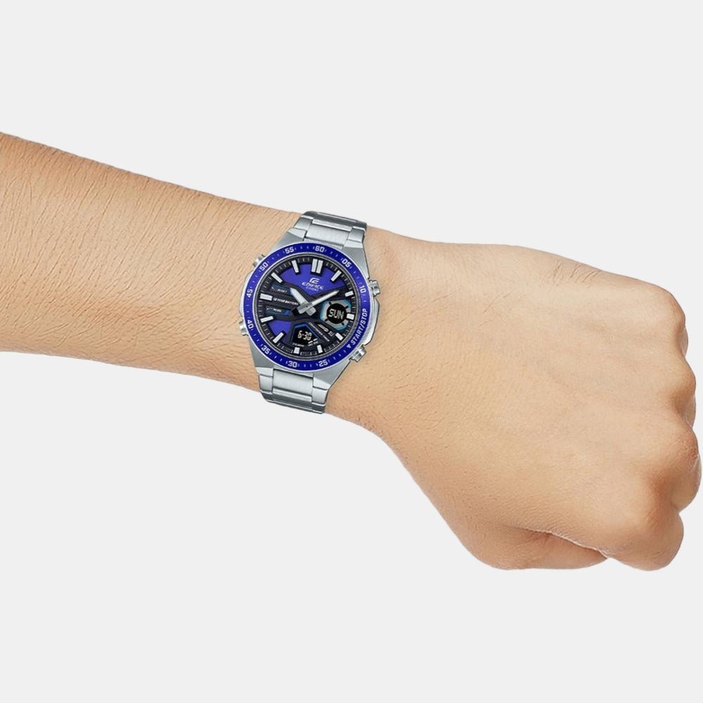 Casio Stainless Steel Blue watch