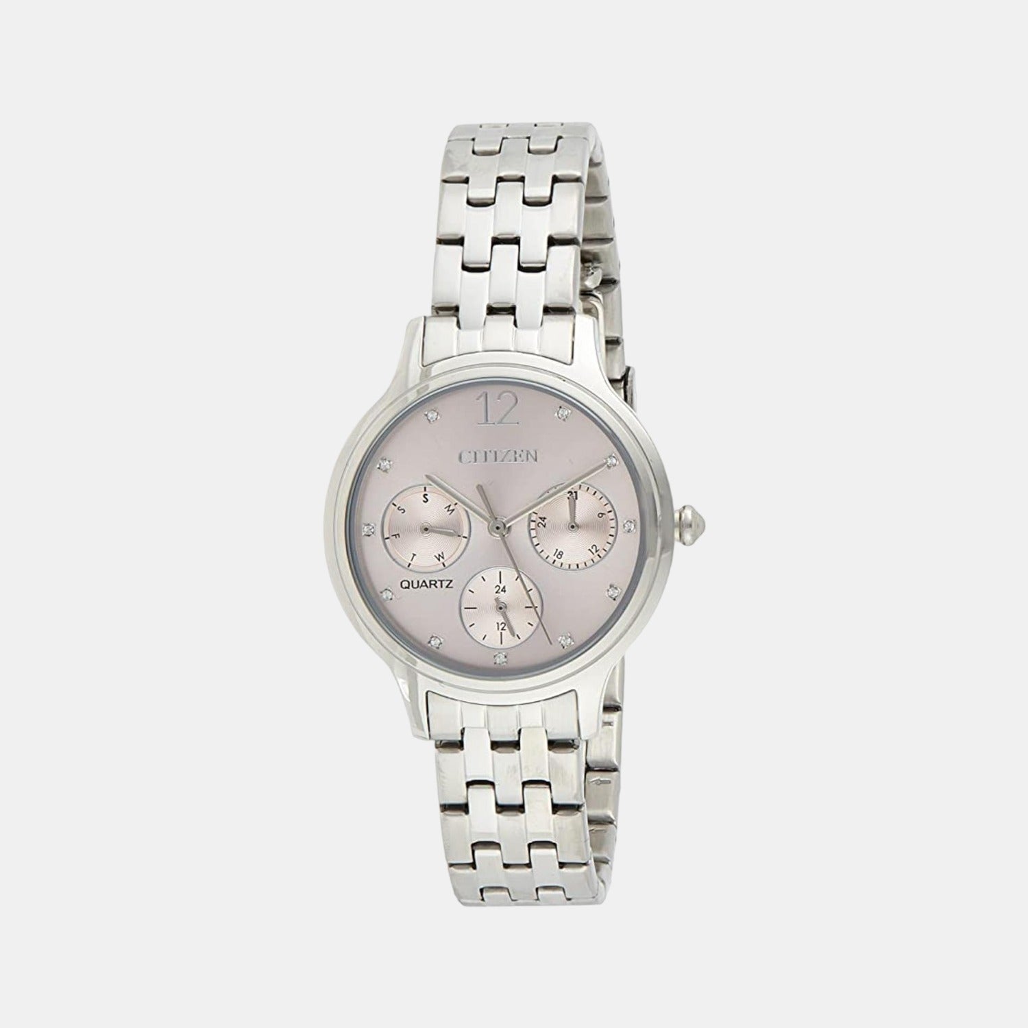 Citizen Round Pink Chronograph watch