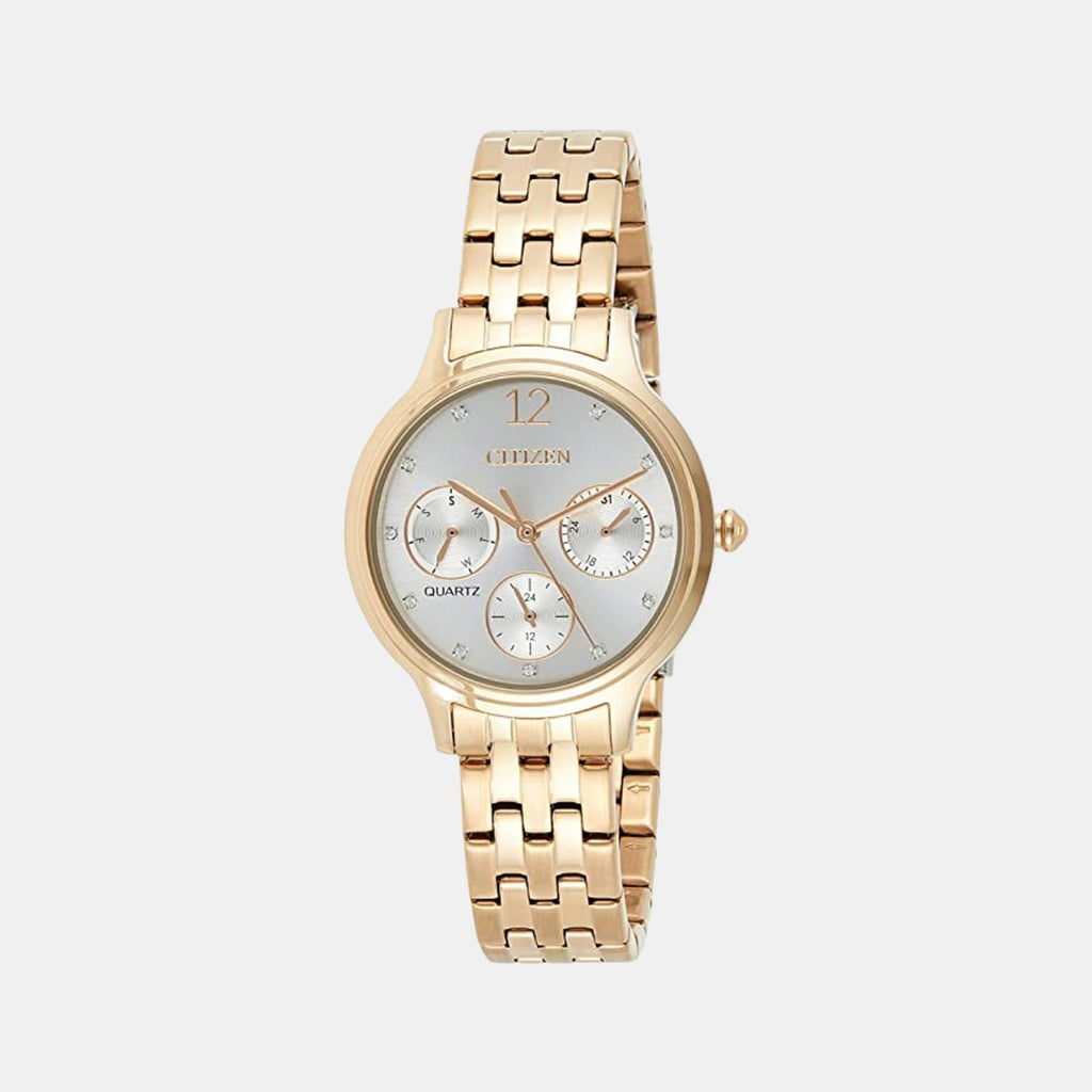 Citizen Round Silver Chronograph watch