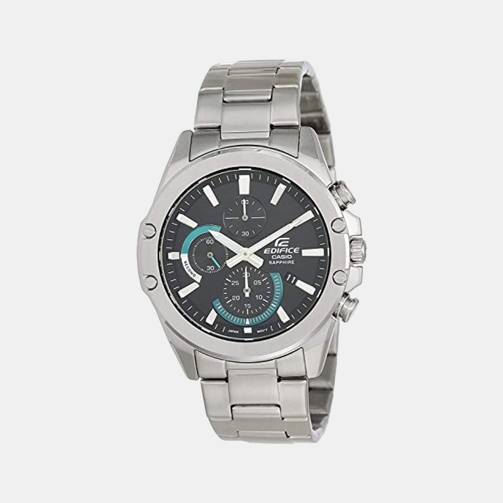Casio Round Black Chronograph watch
