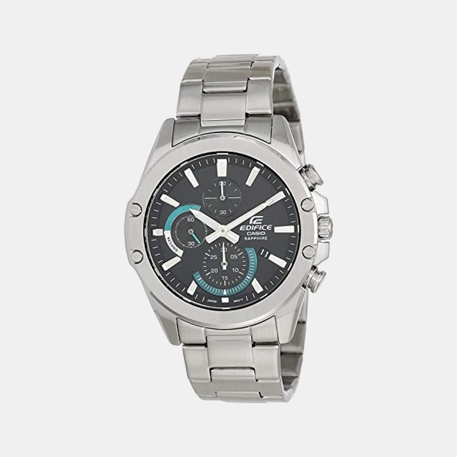 Casio Round Black Chronograph watch