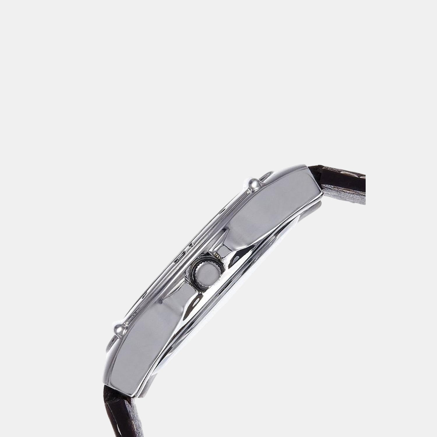 Timex Men Round Brown watch