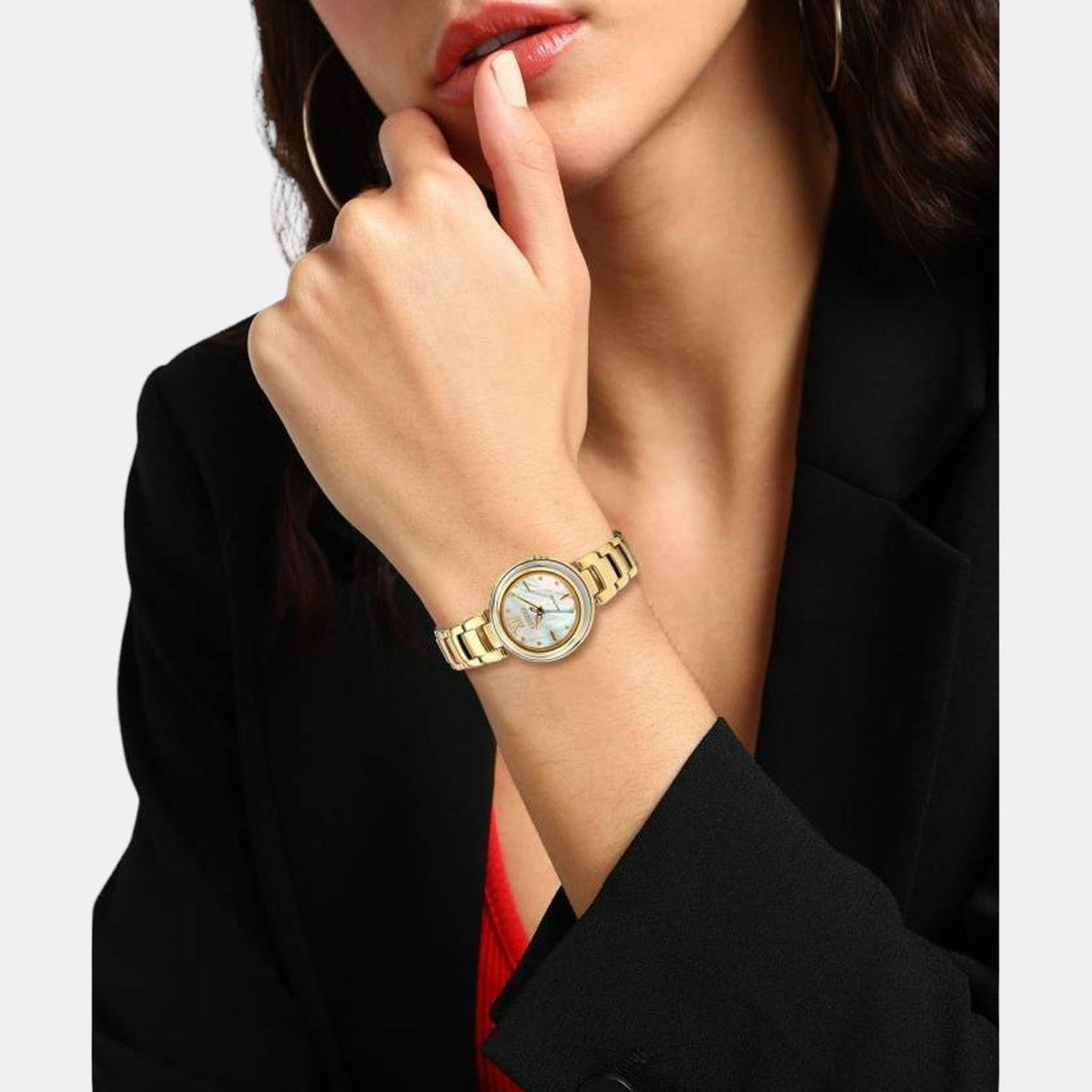 Citizen Women Round White watch