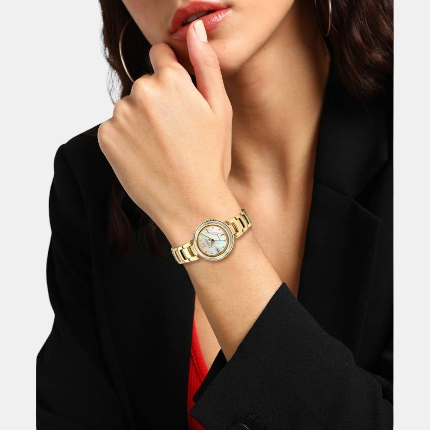 Citizen Women Round White watch