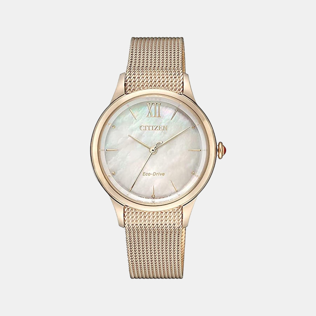 Citizen Round White Analog watch