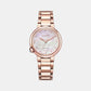 Female Analog Stainless Steel Eco-Drive Watch EM0912-84Y