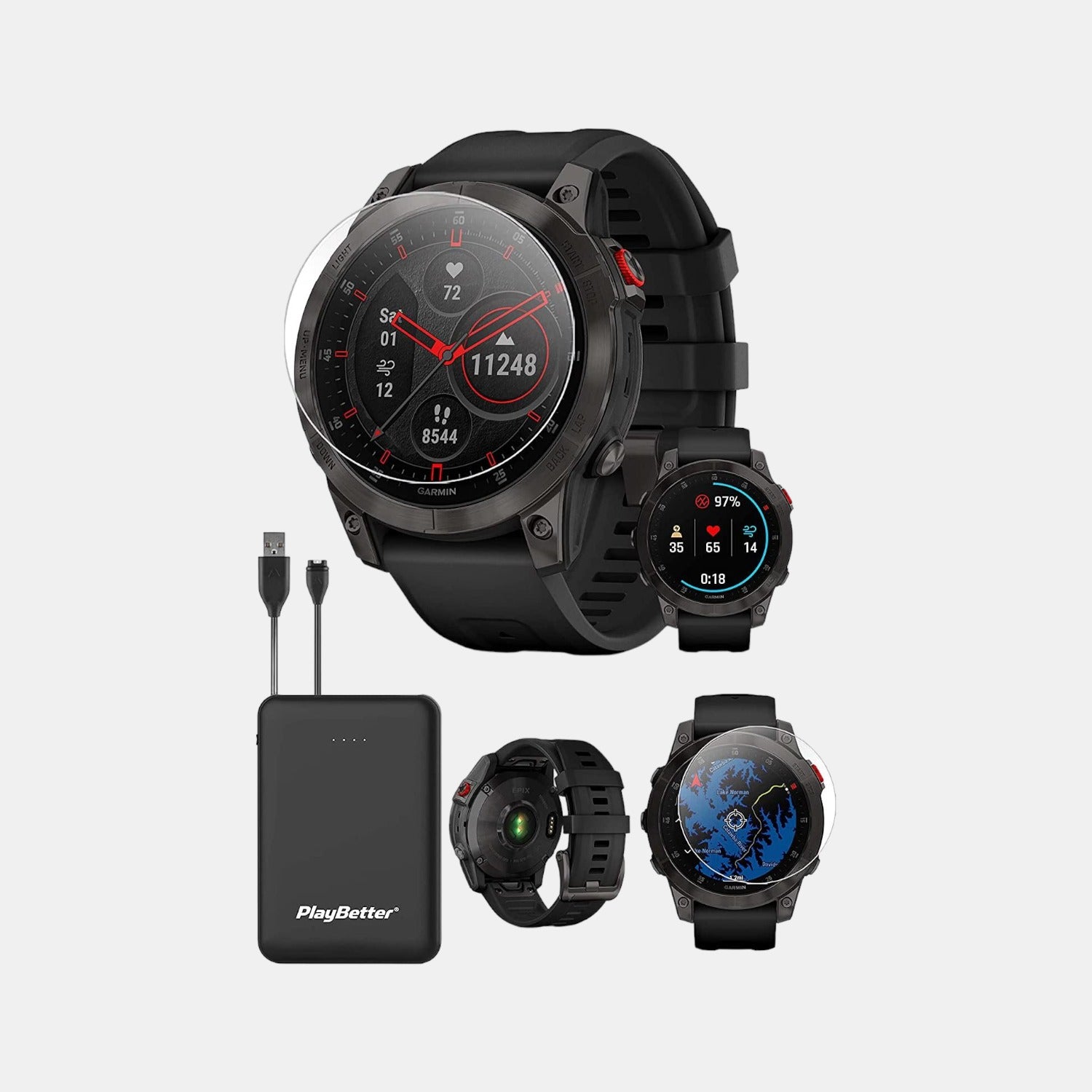 Garmin Male Amoled Smart Watch Garmin Just In Time