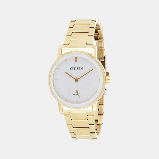 citizen-stainless-steel-white-analog-female-watch-eq9062-58a