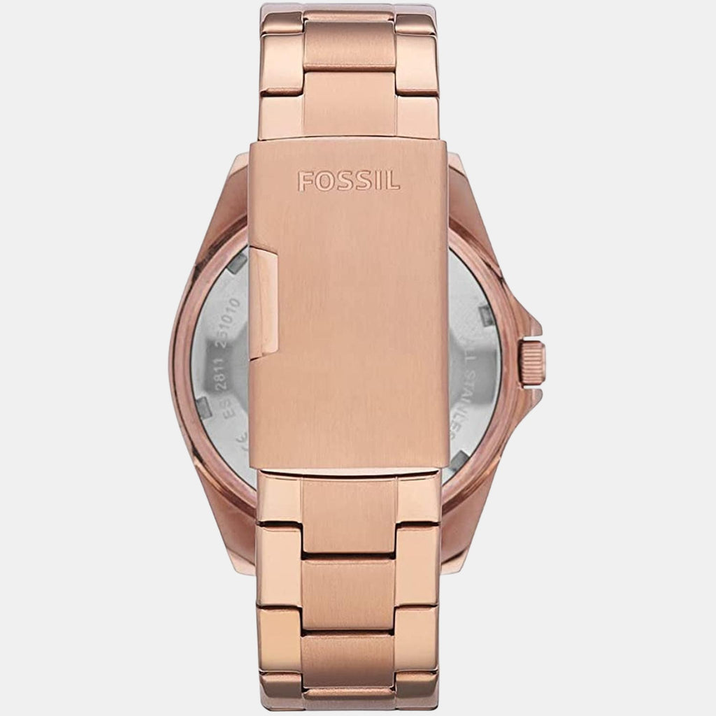 Fossil Women Round Rose Gold watch