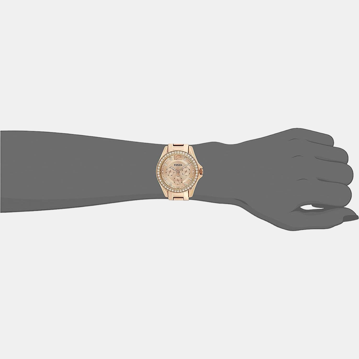 Fossil ES2811 Rose Gold Analog Women s Watch Just In Time