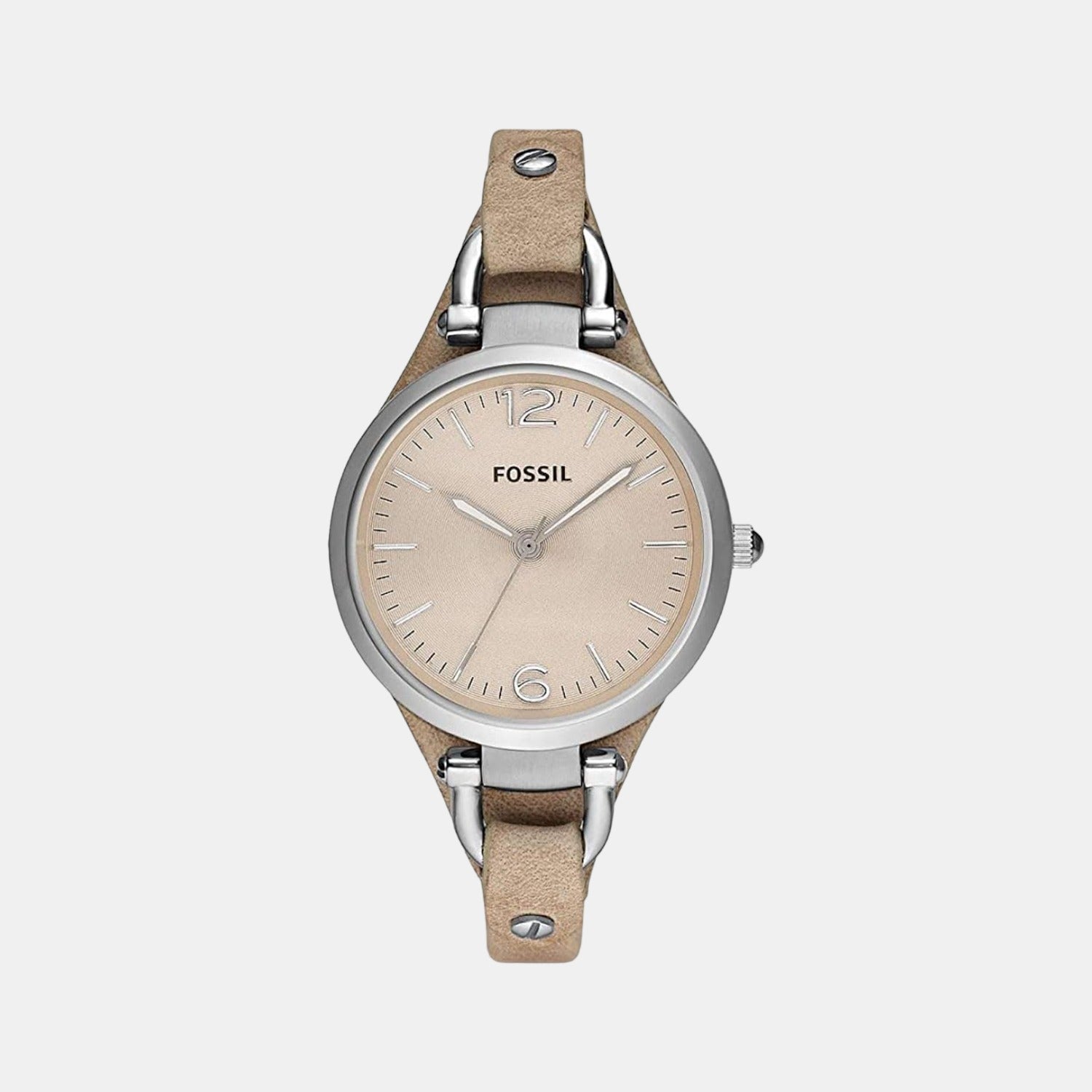 Fossil Round Beige Analog watch