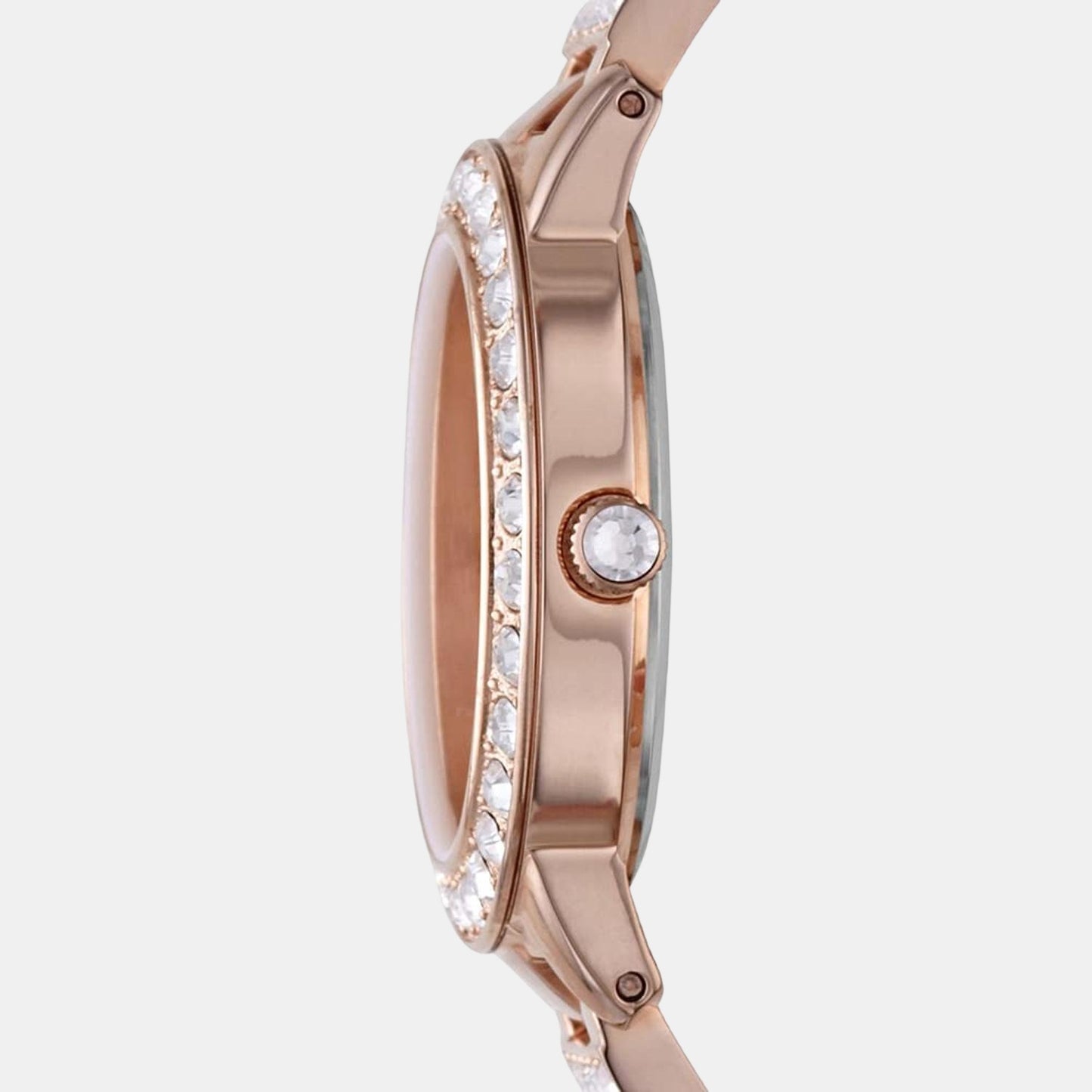 Female Rose Gold Analog Stainless Steel Watch ES3020