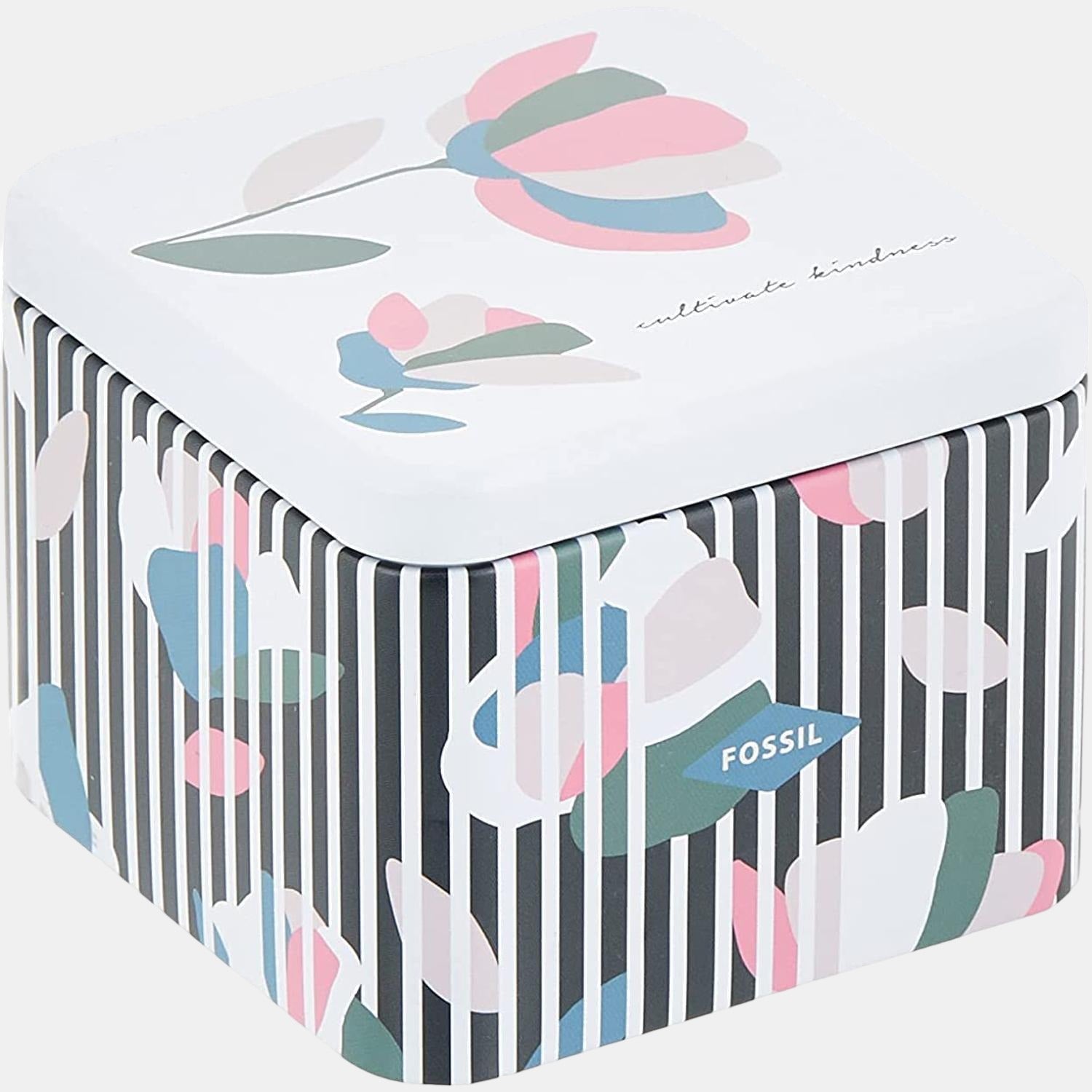 Women Quartz Silver Dial Chronograph Stainless Steel Watch ES3202I