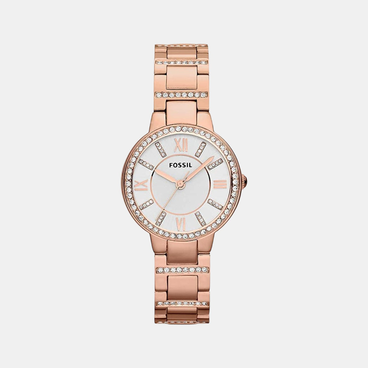 Fossil Round Silver Analog watch
