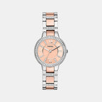 Fossil Round Rose Gold Analog watch
