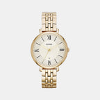 Fossil Round Beige Analog watch