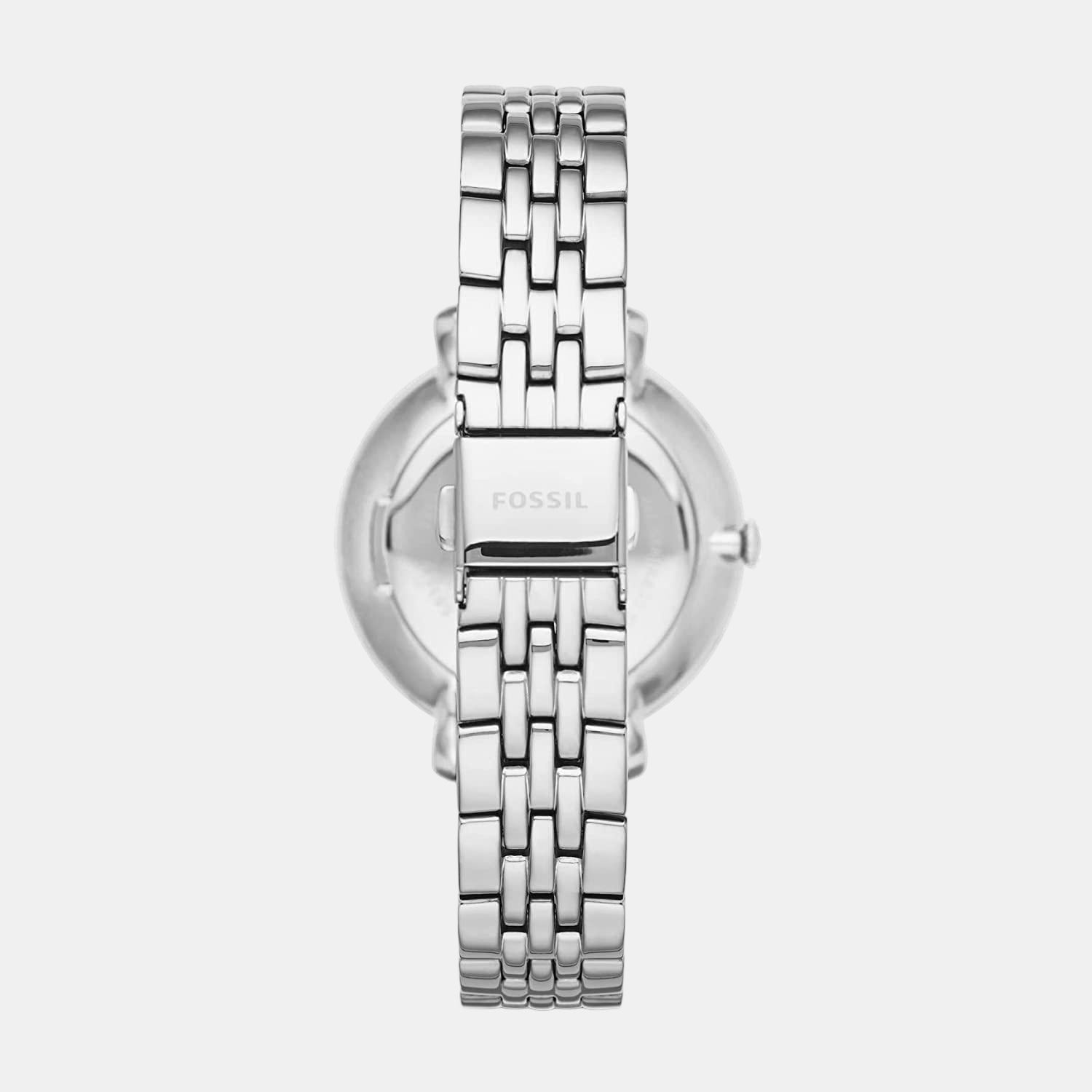 Fossil Women Round Silver watch