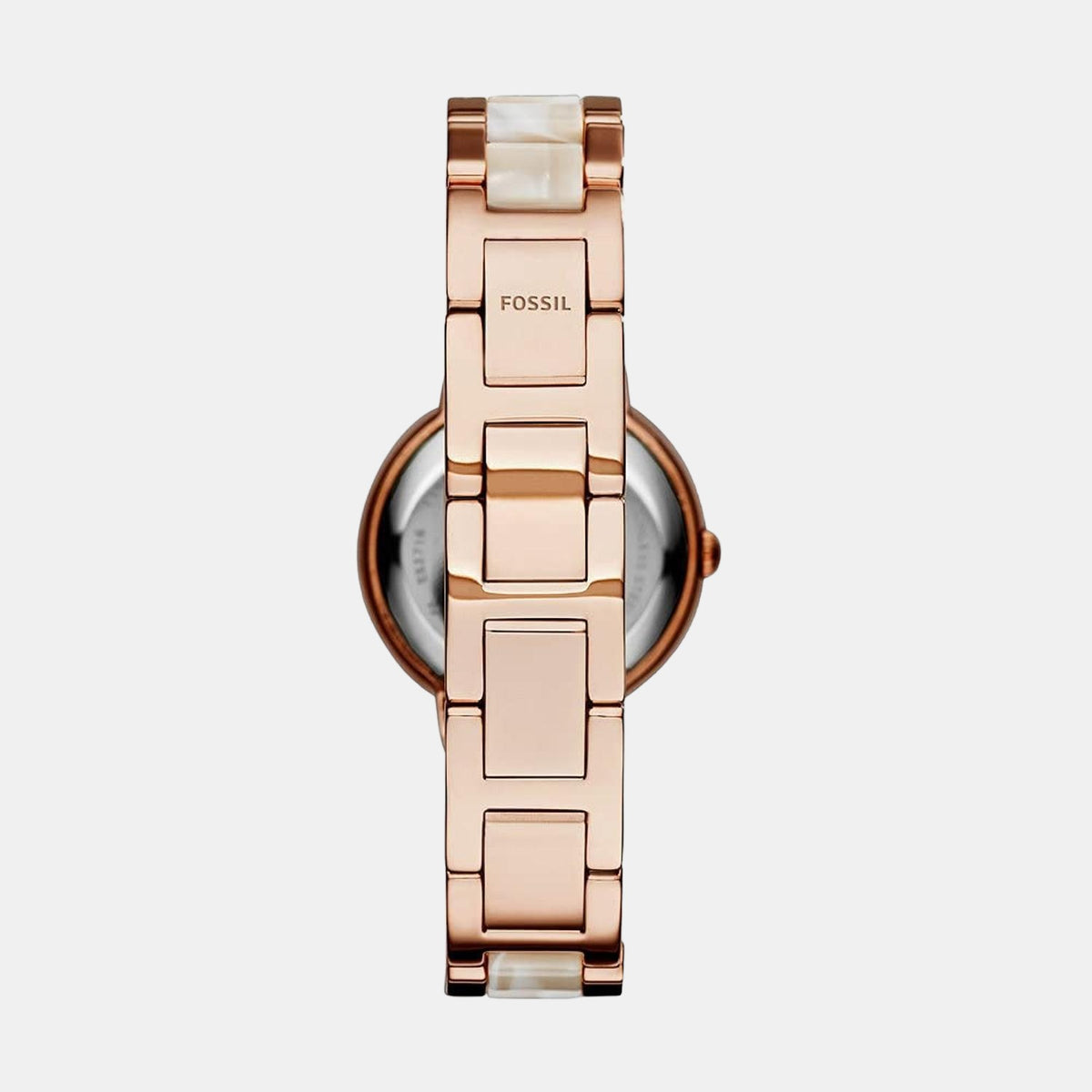 Fossil Women Round Mother Of Pearl watch