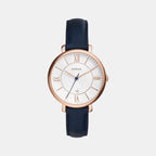 Fossil Round Silver Analog watch