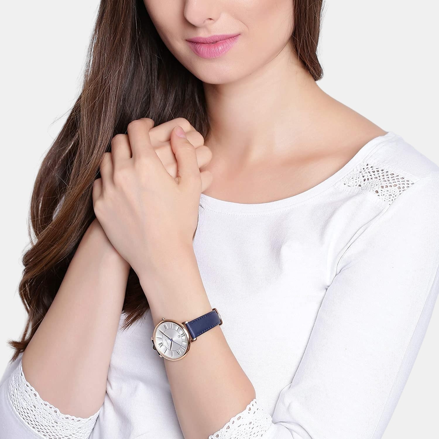 Fossil 36 mm Blue Quartz watch