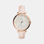 Fossil Round White Analog watch