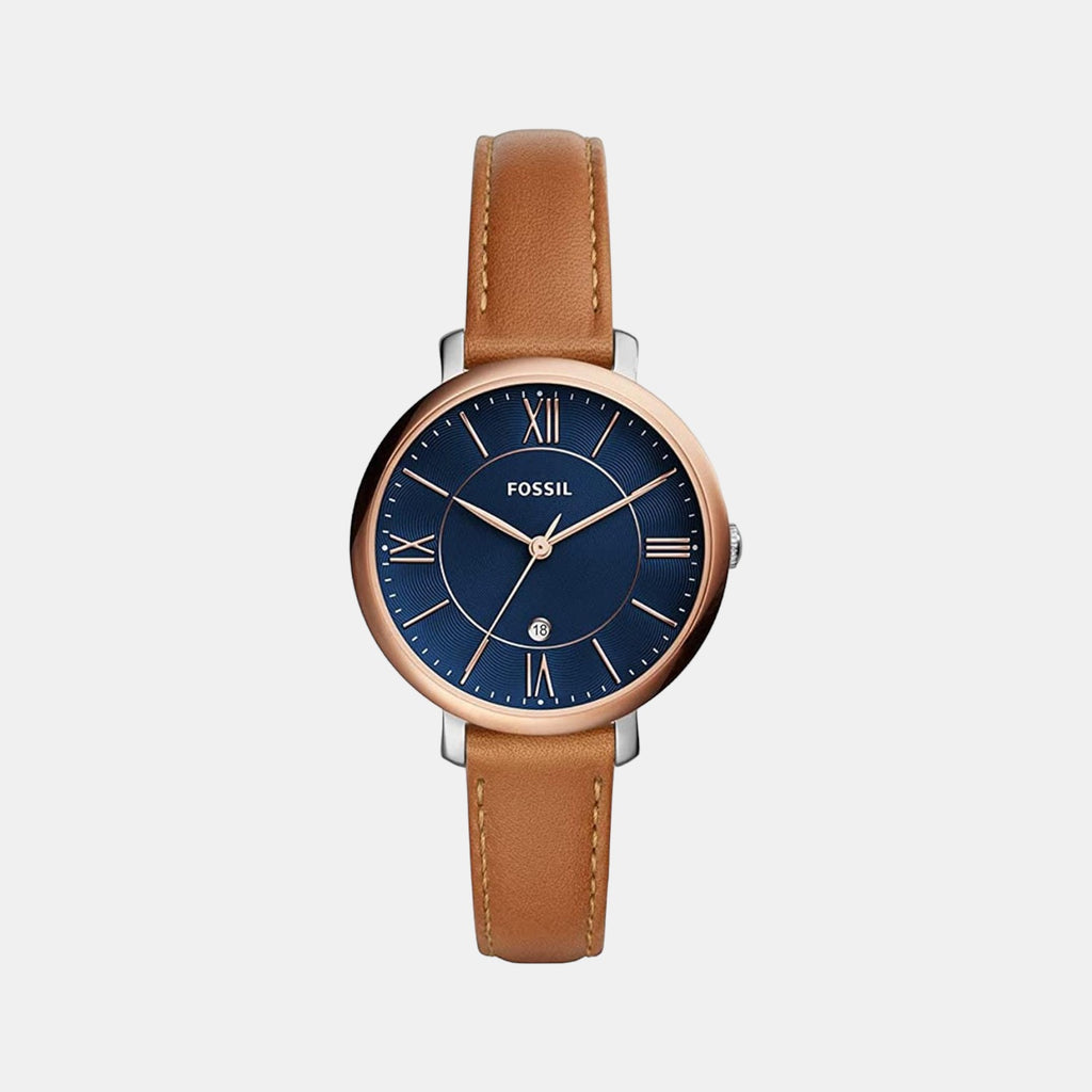 Fossil Round Blue Analog watch