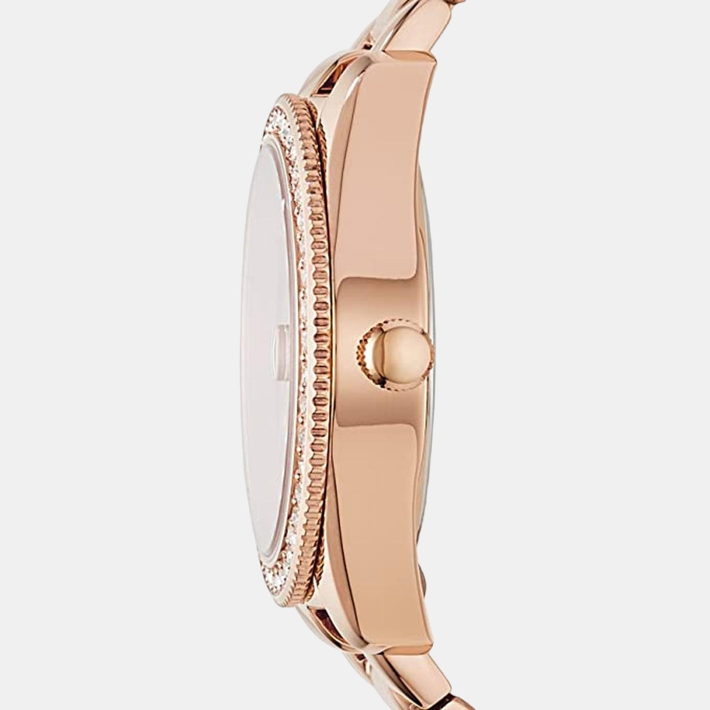 Female Rose Gold Analog Stainless Steel Watch ES4318