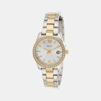 Fossil Round Silver Analog watch