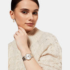 Fossil Women Round Silver watch