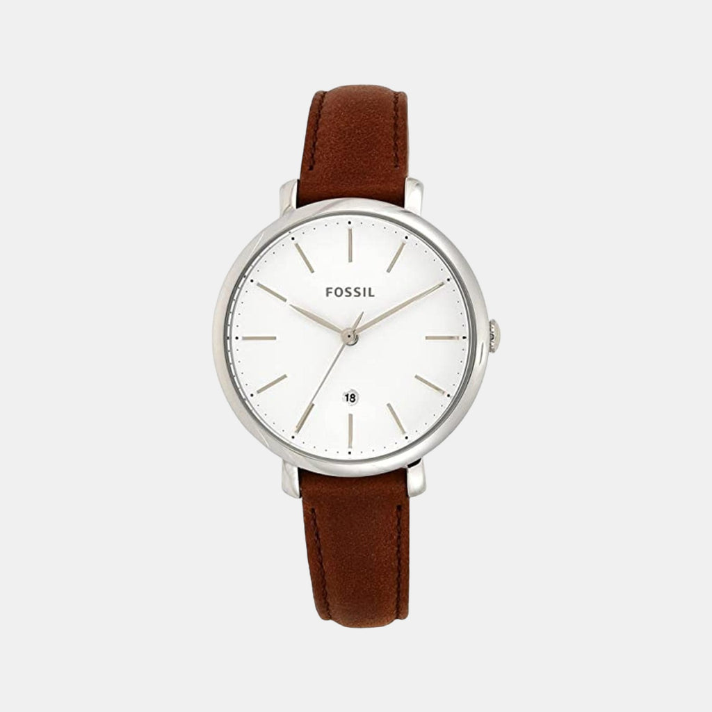 Fossil Round White Analog watch