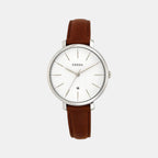 Fossil Round White Analog watch
