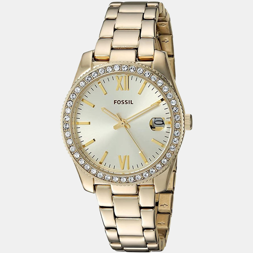 Fossil Women Round Gold watch